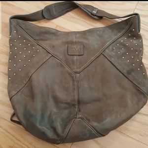 Andrew Marc leather stud bag